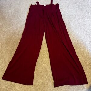 Torrid Deep Red Wide-Leg Pants